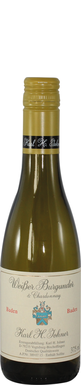 Karl H. Johner Weißer Burgunder & Chardonnay Barrique 0,375 L