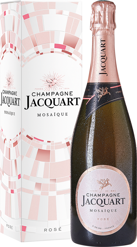 Jacquart Champagne Jacquart Rosé Brut mit Geschenkverpackung