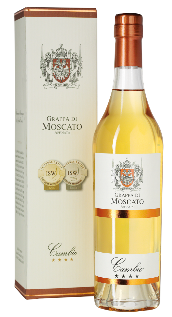 Cambio Grappa di Moscato