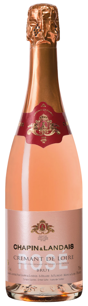 Chapin & Landais Crémant de Loire Rosé Brut Méthode Traditionnelle